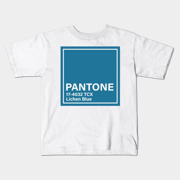 PANTONE 17-4032 TCX Lichen Blue Kids T-Shirt by princessmi-com